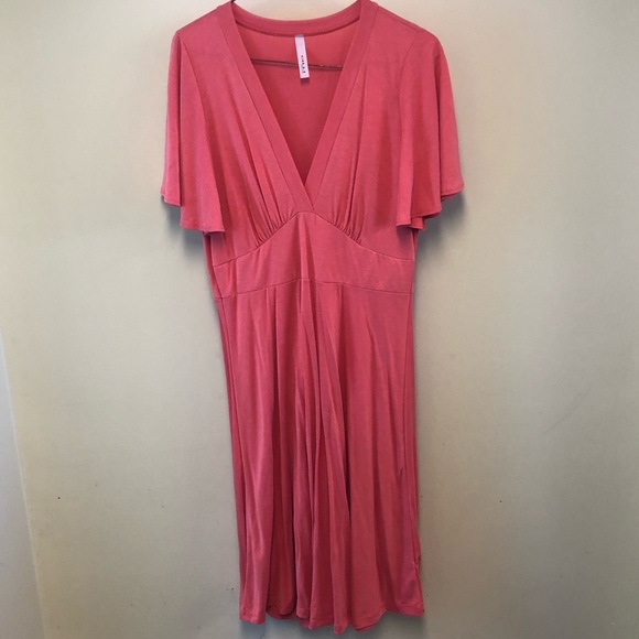 Gilli Coral Short Sleeve Dress - Picture 4 of 8